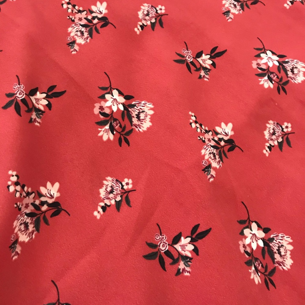 LOFT Petite Pink Floral Dress - Picture 3 of 3